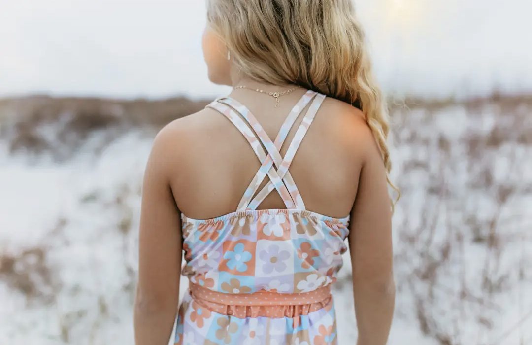 Flower Power Crossback Yoga Set