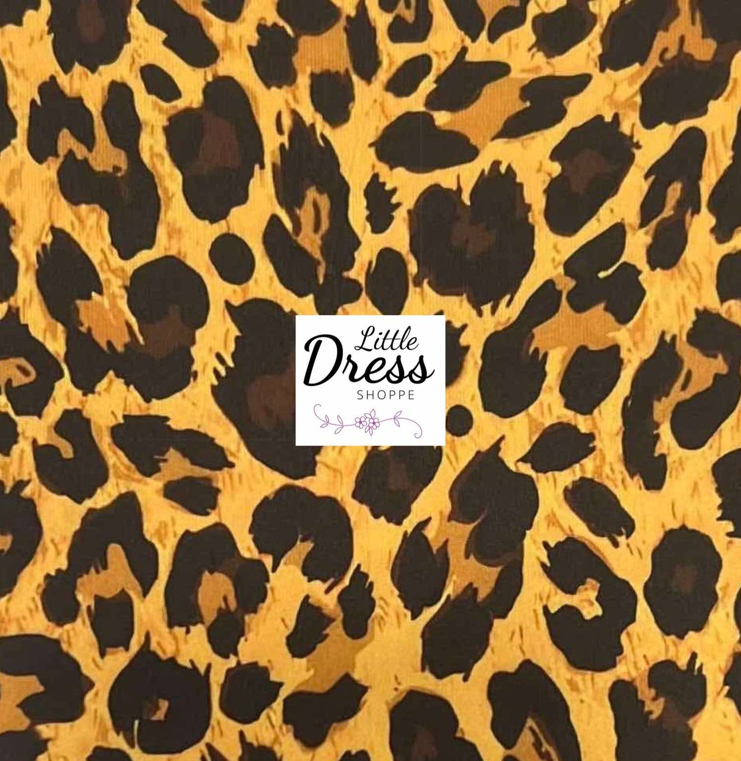 Double Ruffle Leopard Twirl Dress
