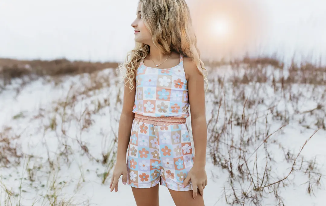 Flower Power Crossback Yoga Set