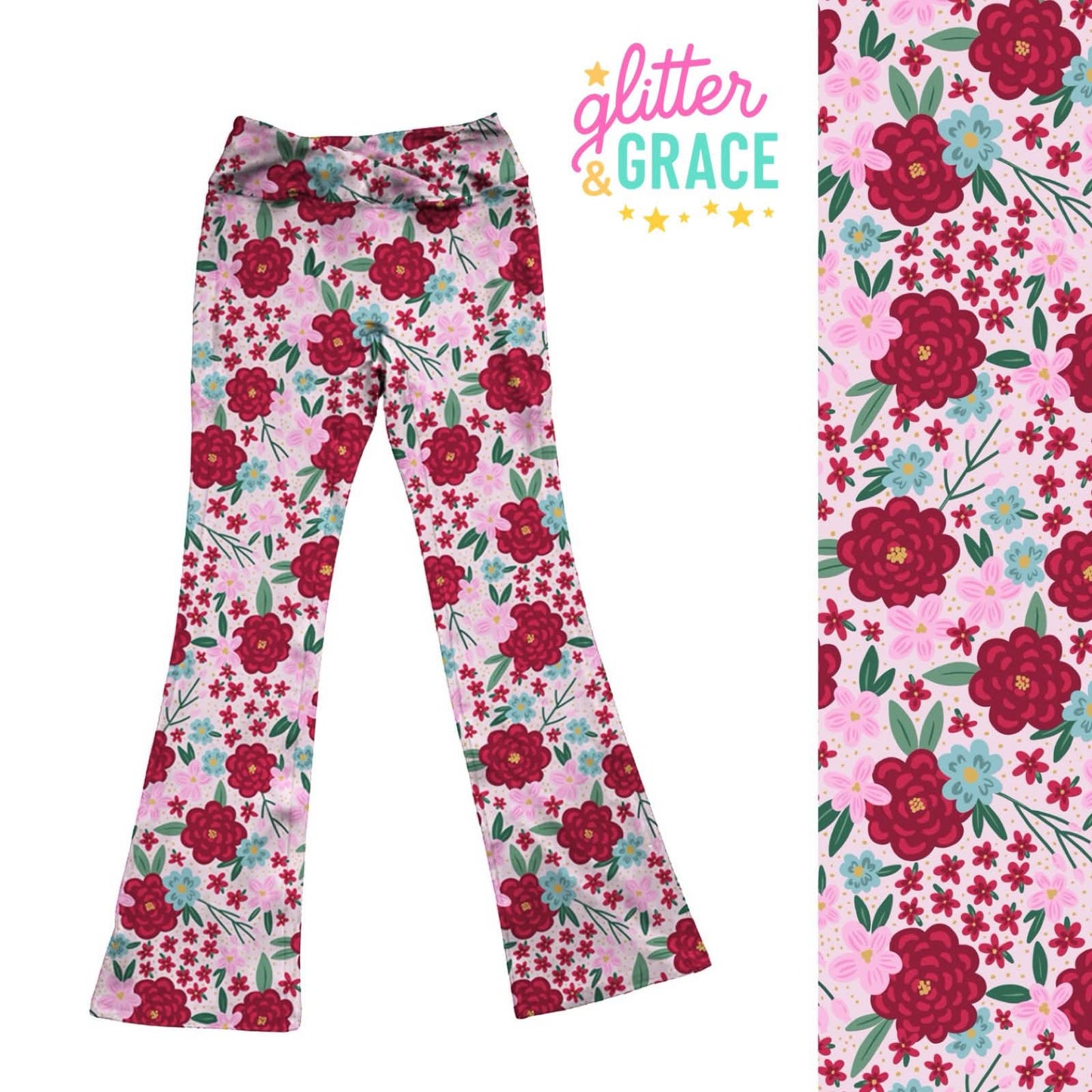 Floral Flare Leggings