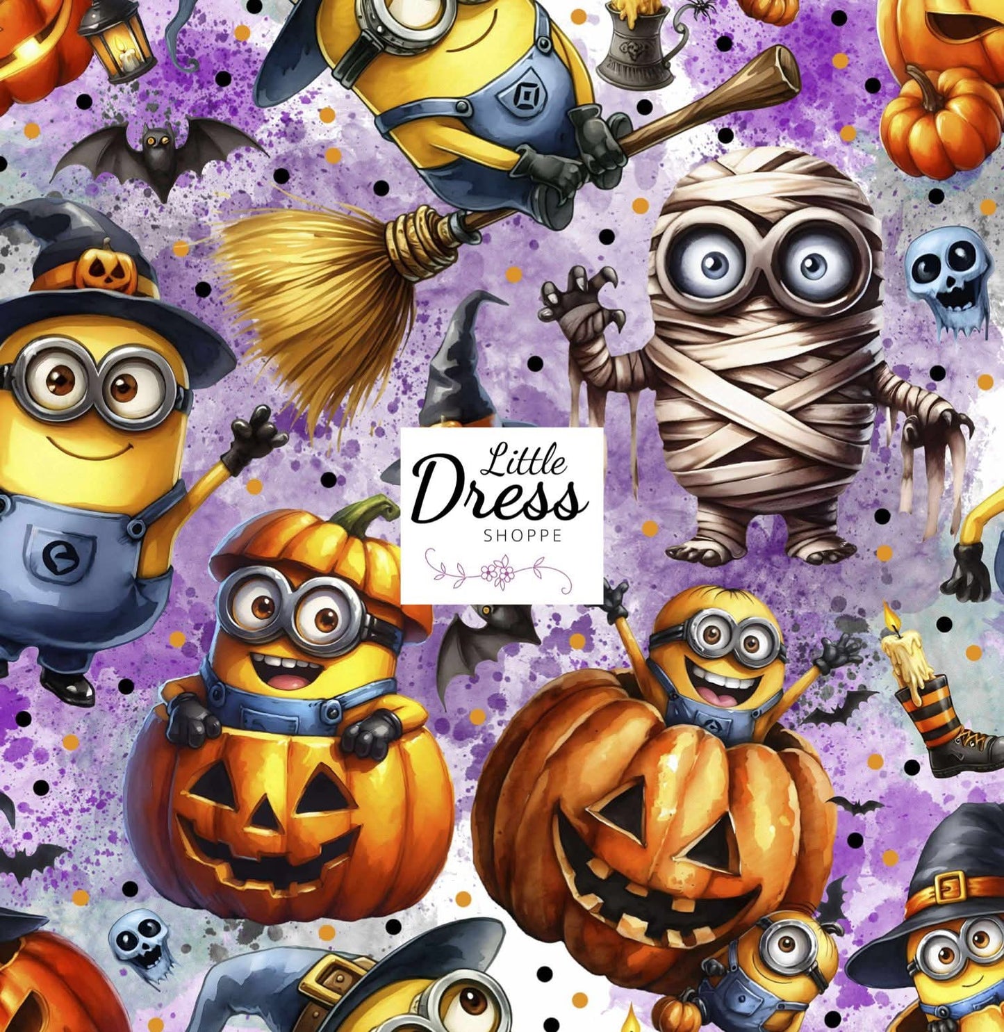 Halloween Minion Twirl Dress