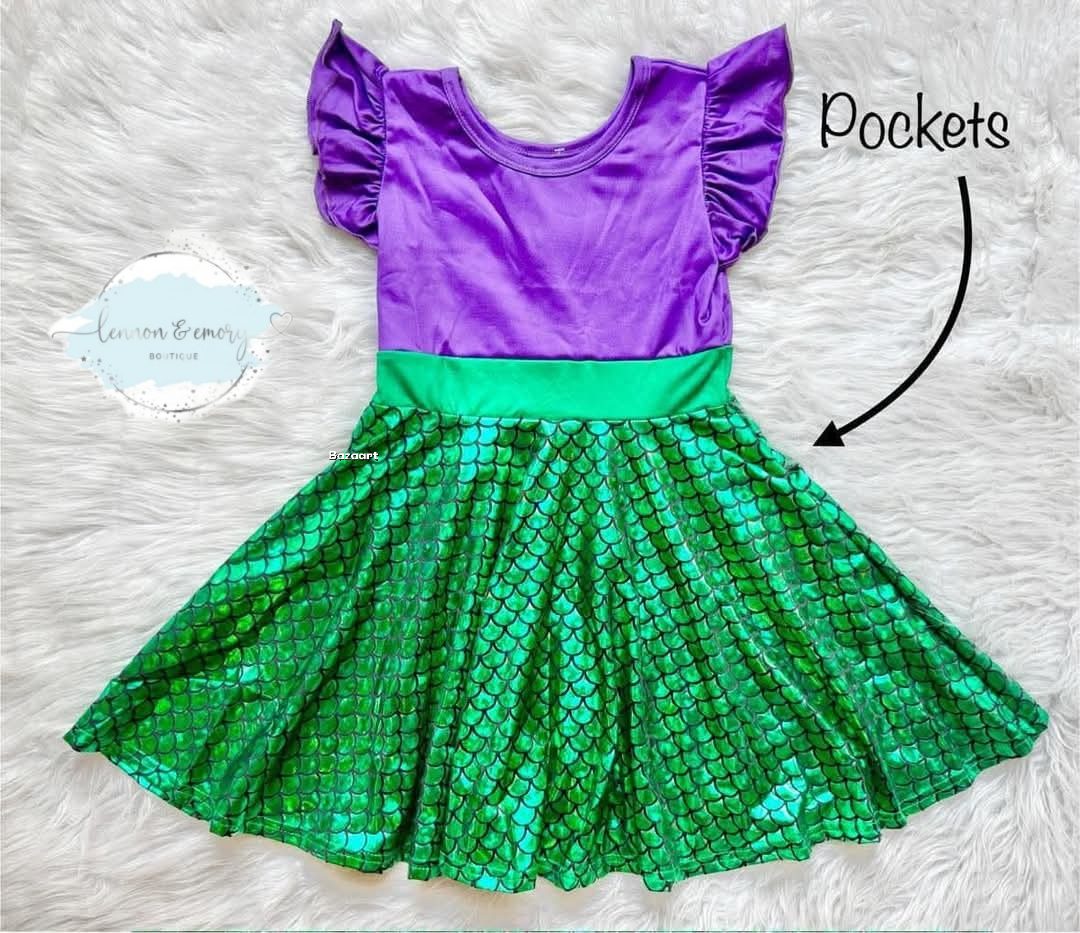 Princess of the Sea Twirl Dress