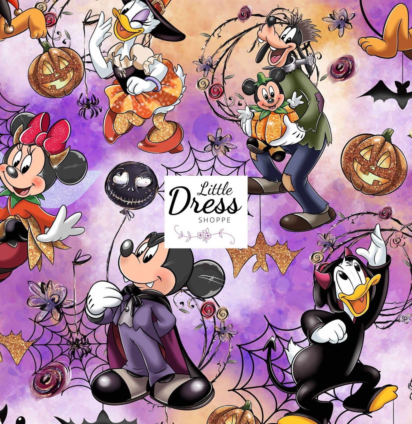 Halloween Mickey & Friends Twirl Dress