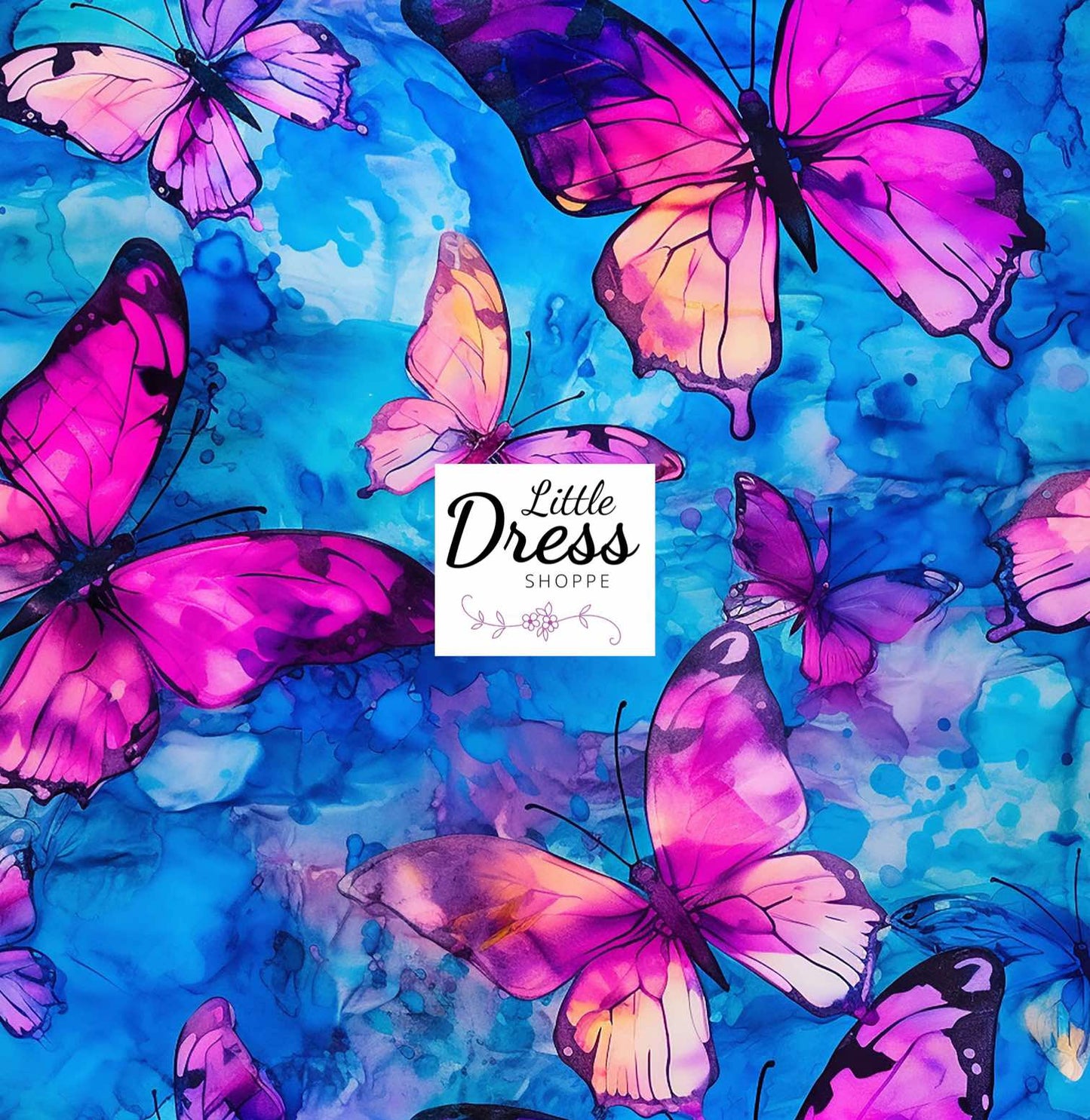 Beautiful Butterfly Hidden Pocket Skort