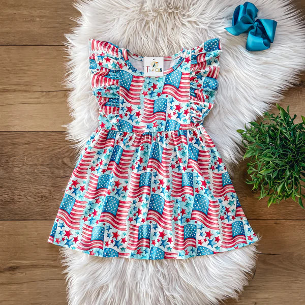 Flowing Flags Dress