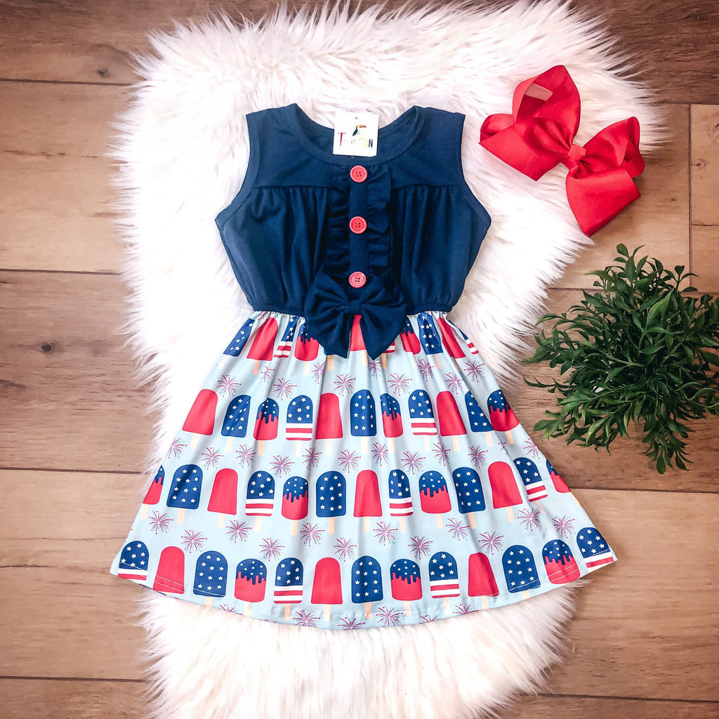 Patriotic Pops Tank Dress
