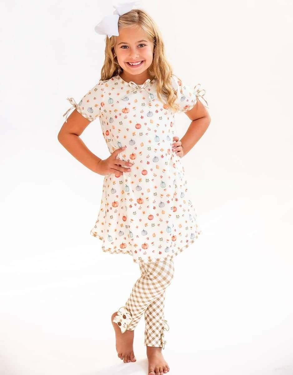 Vintage Pumpkin Pant Set