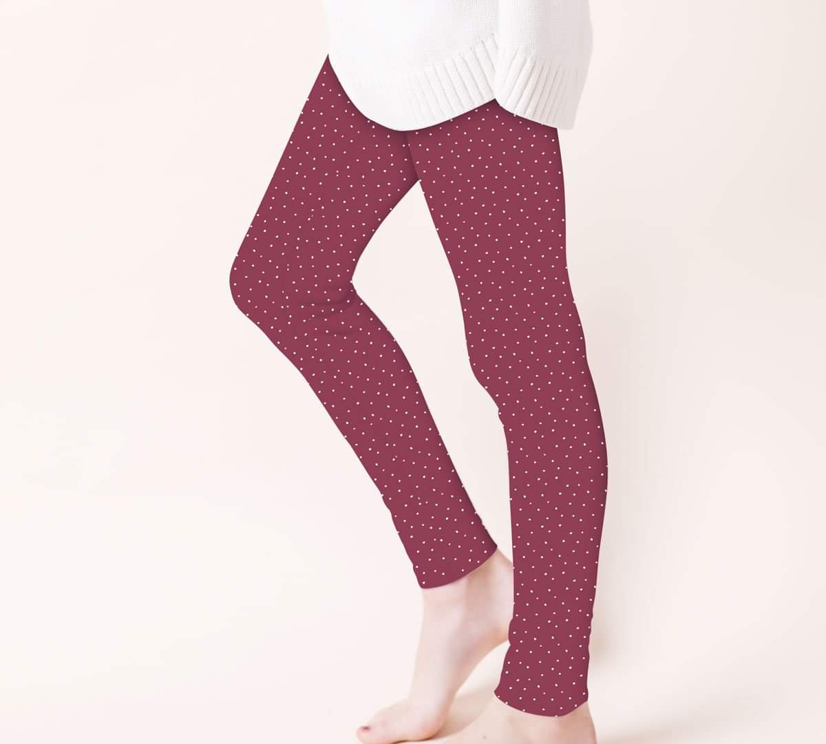 Little Snow Flurries Leggings