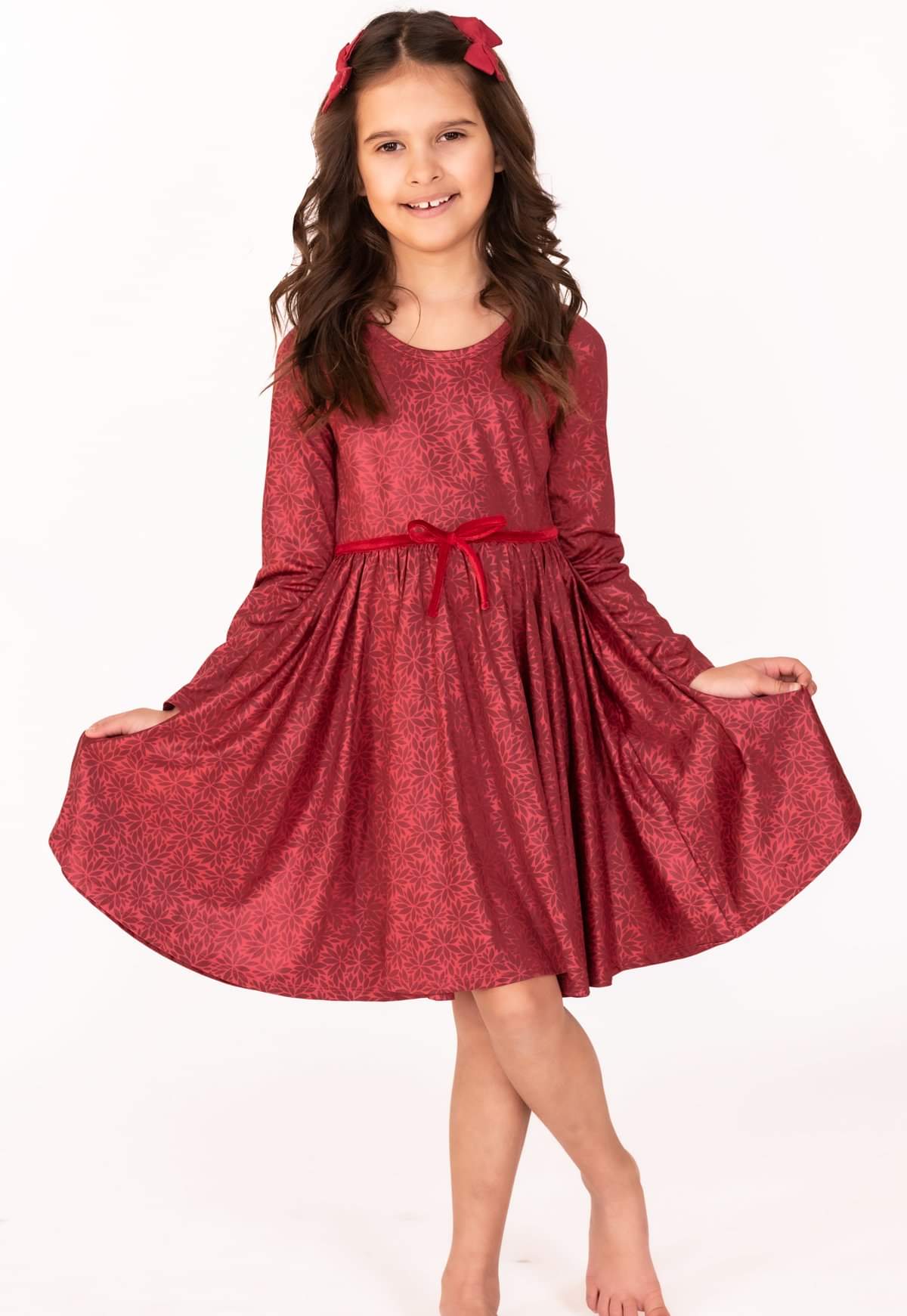 Red Twirl Dress