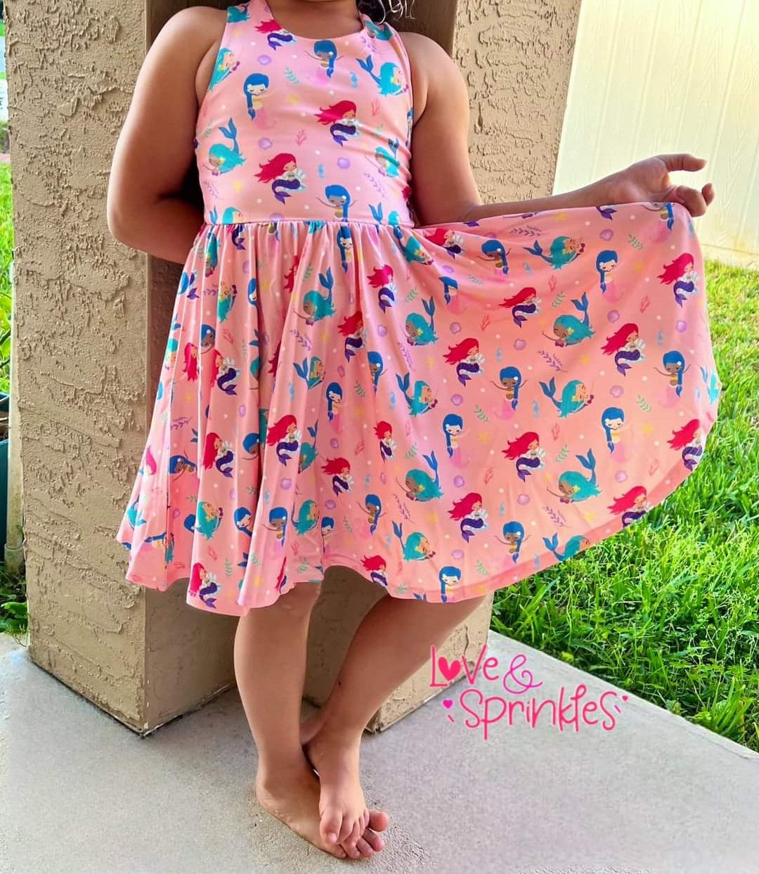 Love & Sprinkles Mermaid Bliss Cross Back Tank