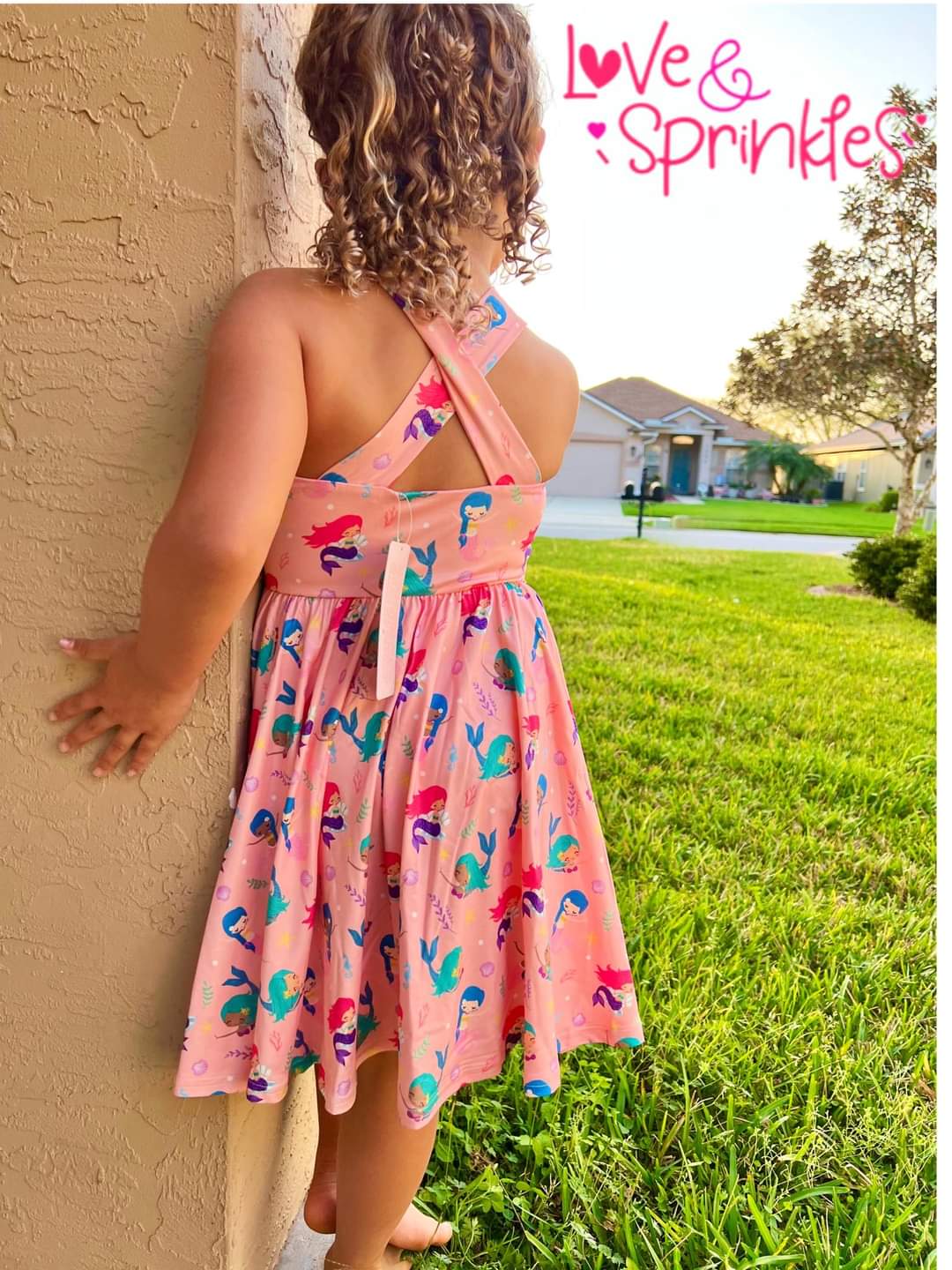 Love & Sprinkles Mermaid Bliss Cross Back Tank