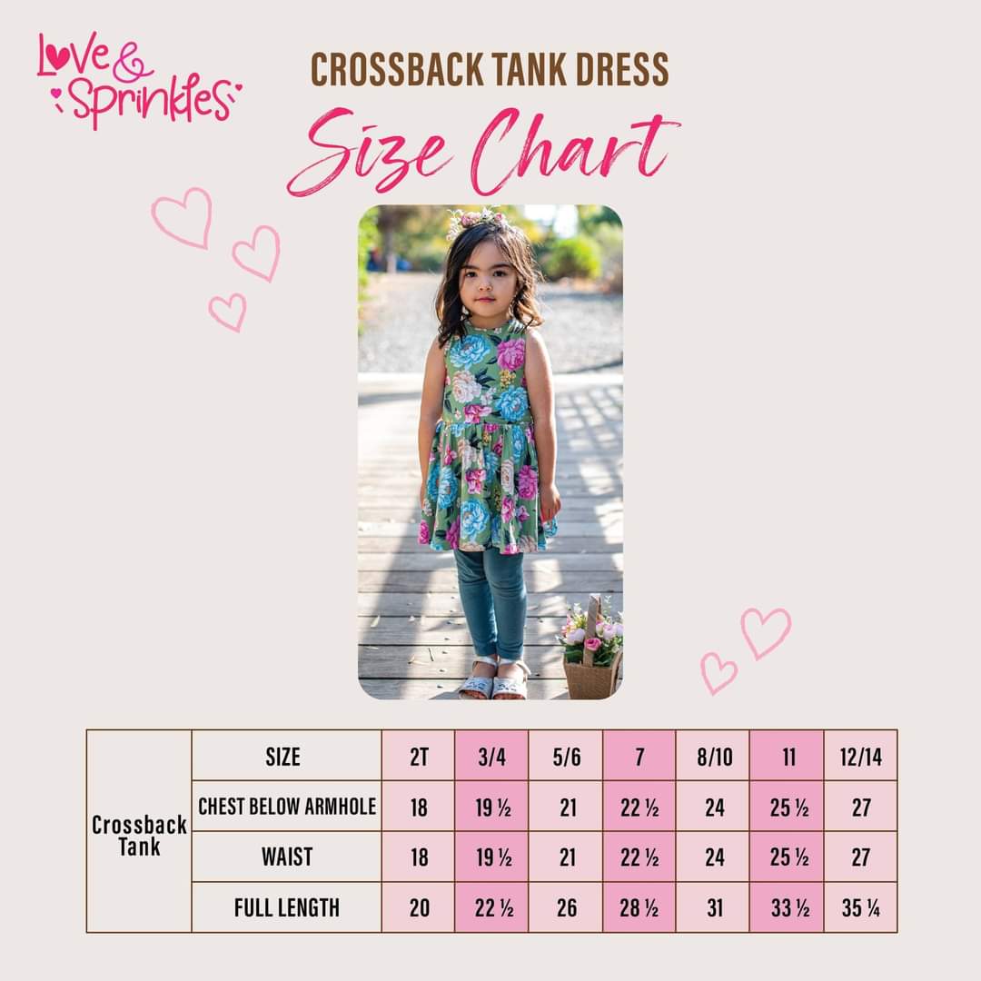 Love & Sprinkles Full Bloom Cross Back Tank