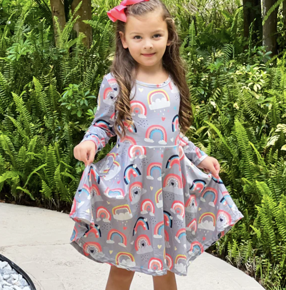 Rainbow Swing Dress