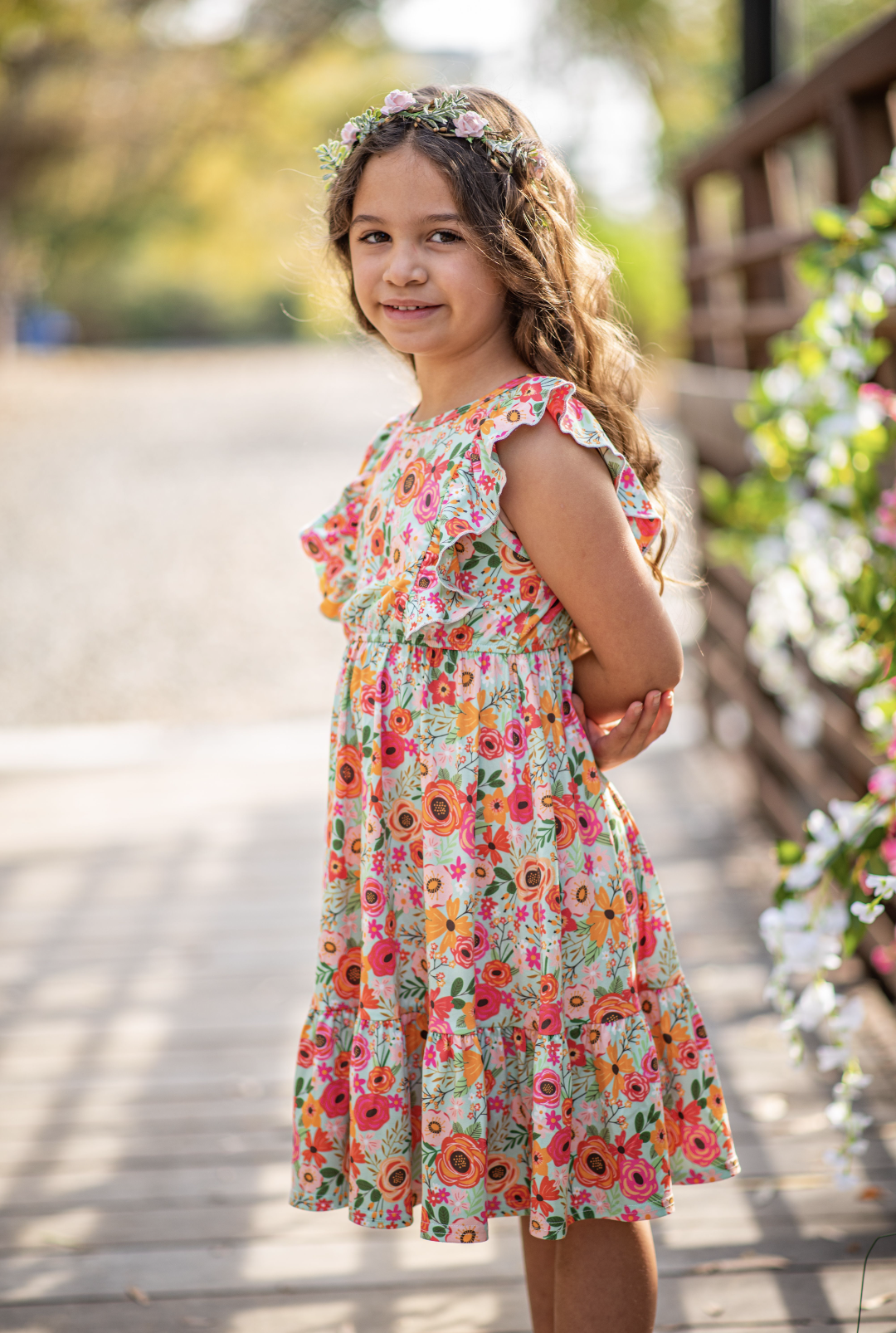 Love & Sprinkles Full Bloom Sleeveless Ruffle