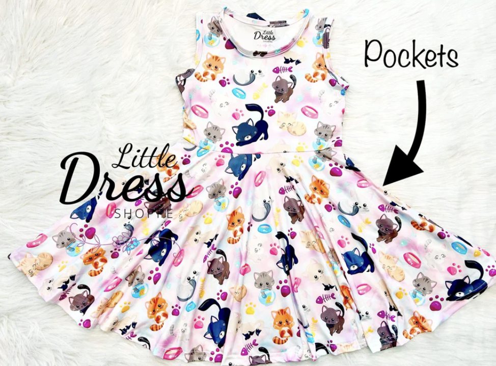 Kitty Twirl Dress