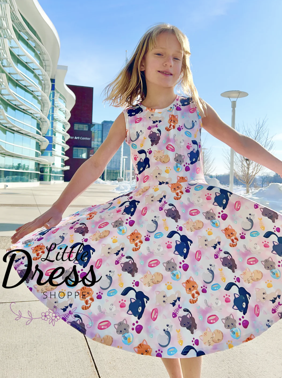 Kitty Twirl Dress