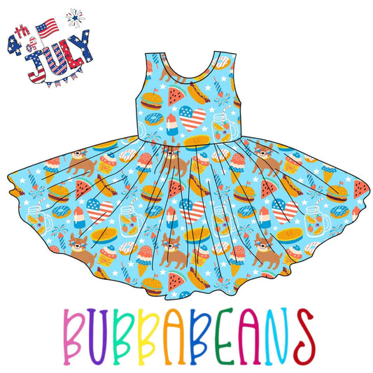 BBQ Bash Tank Twirl Dress