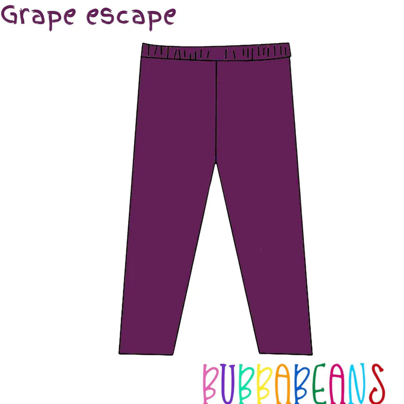 BubbaBeans Grape Escape Legging