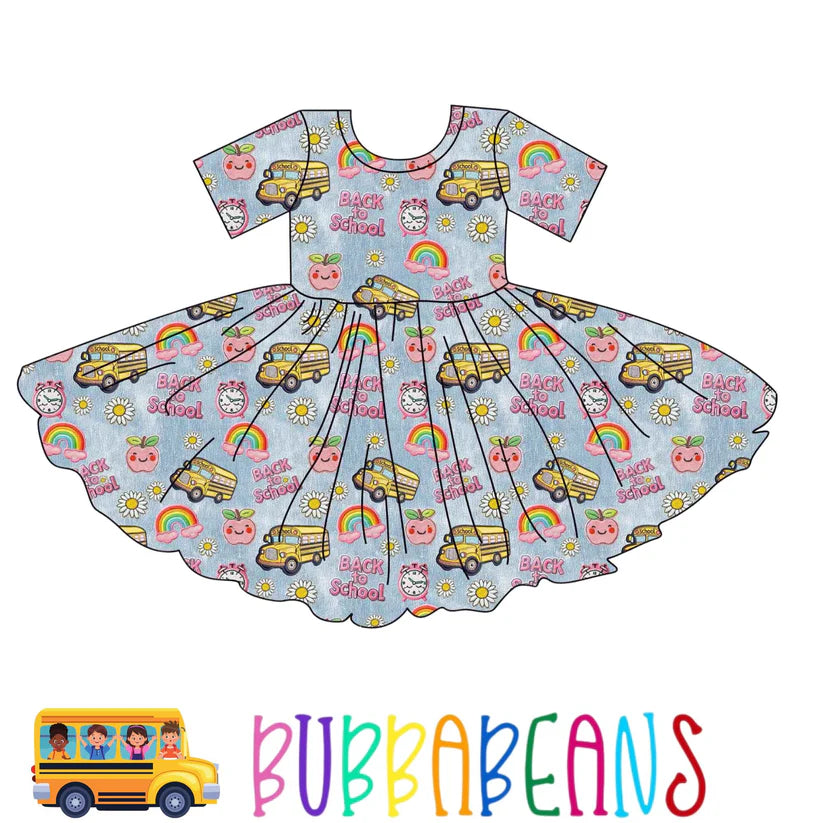 BubbaBeans Back to School Twirl Dress