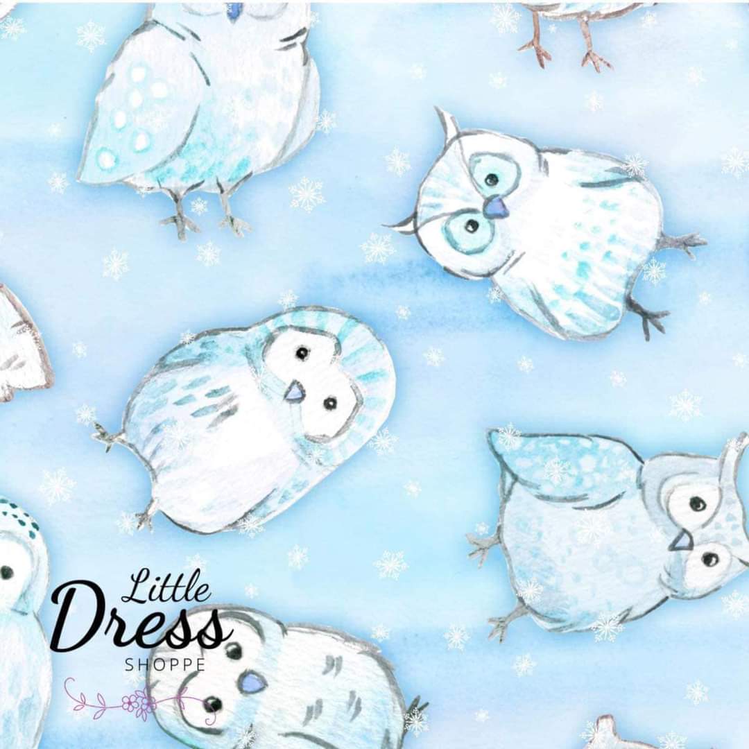 Snowy Owl Twirl Dress