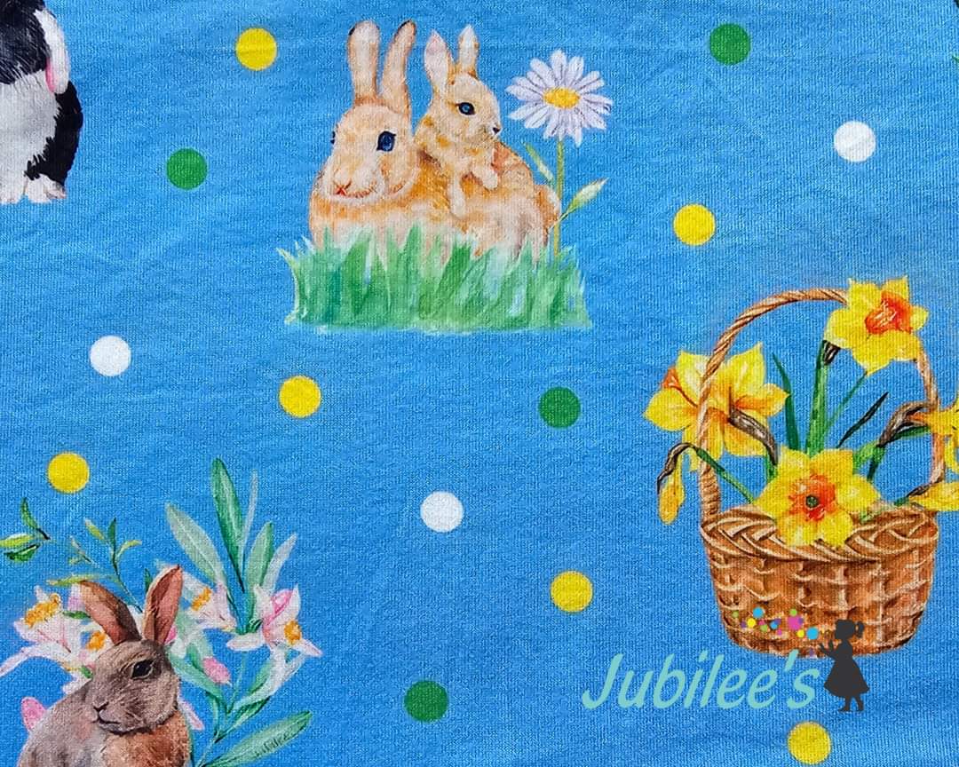 Spring Bunnies Twirl Dress