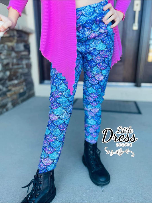 Mermaid Scale Pocket Leggings