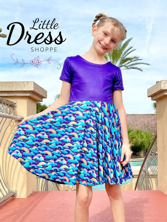 Twilight Rainbow Twirl Dress