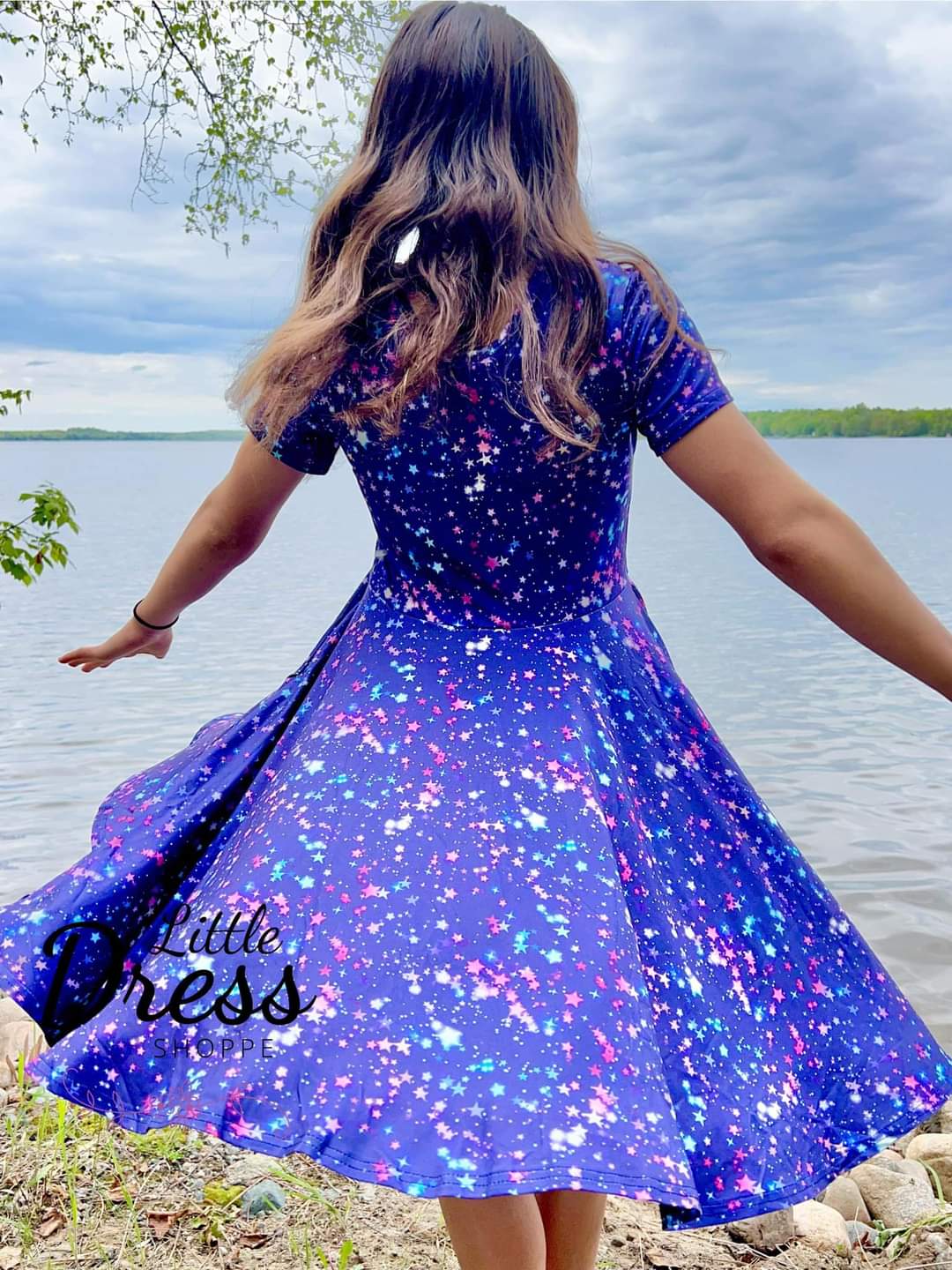 Twilight Star Galaxy Twirl Dress