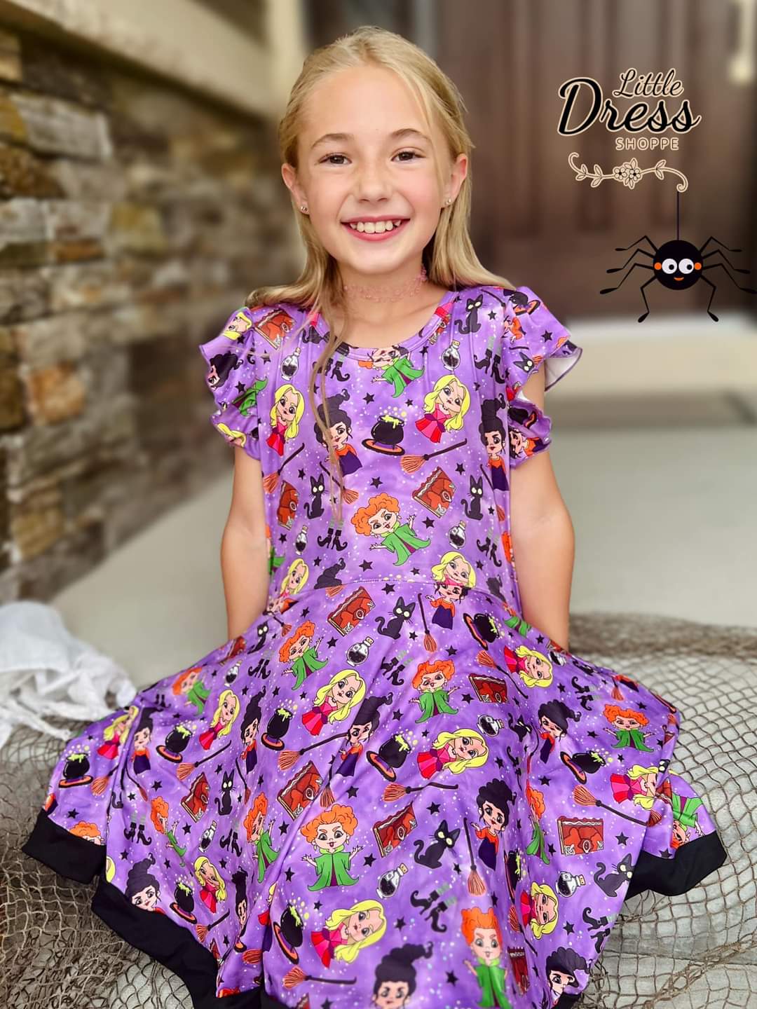 Witchy Sisters Twirl Dress