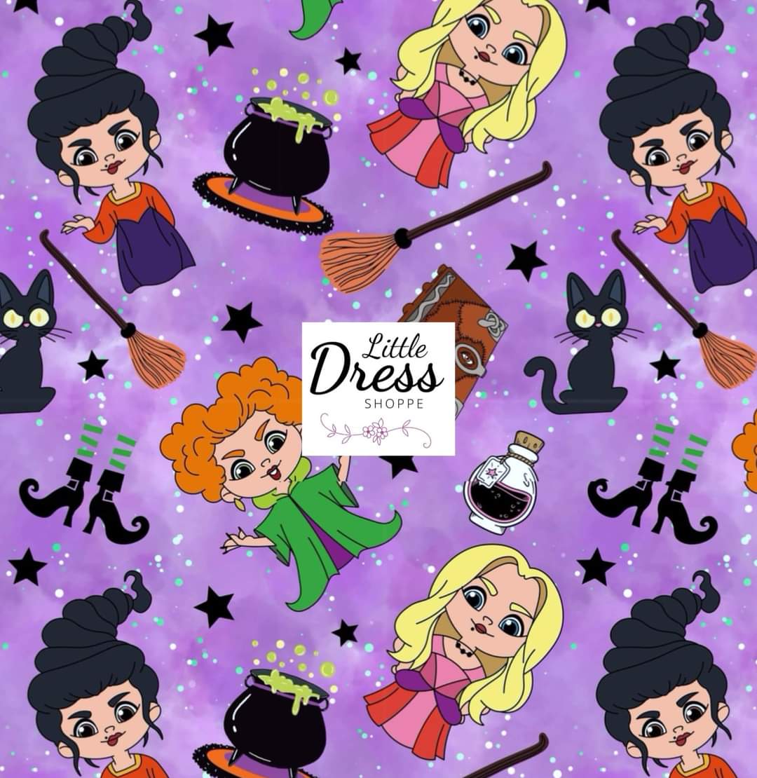 Witchy Sisters Twirl Dress