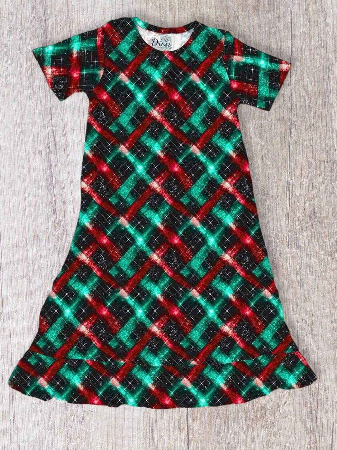 Christmas Plaid Bamboo PJ Gown