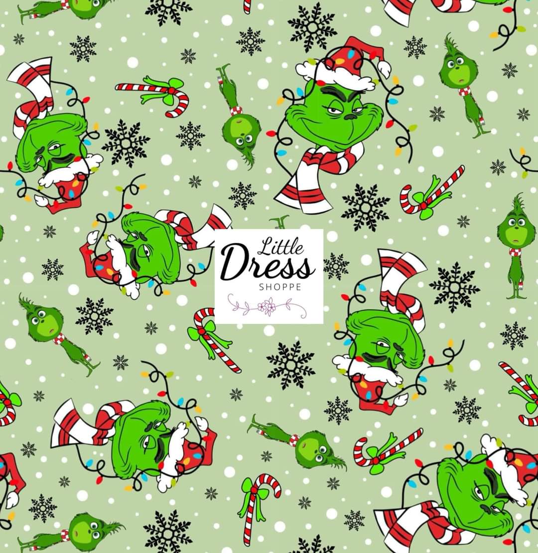 Grinchy Wonderland Bamboo PJ Gown