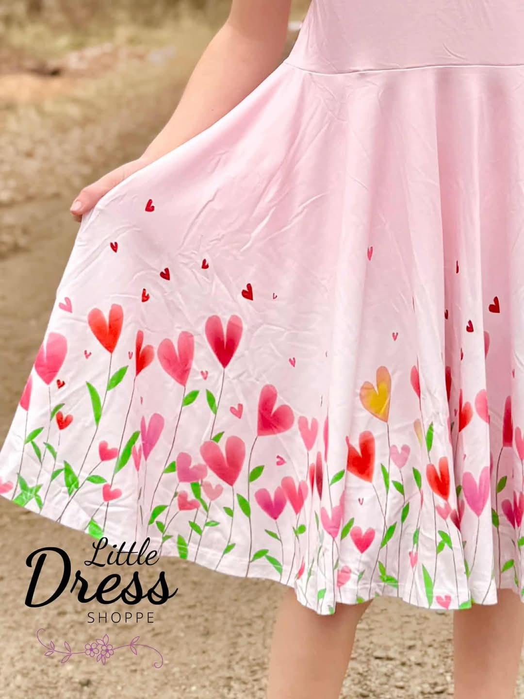 Pink Ombre Tulip Twirl Dress