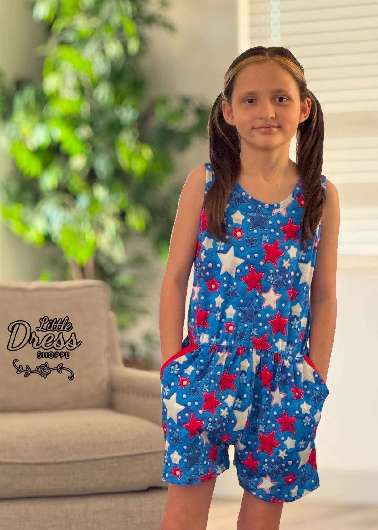 Americana Stars Romper