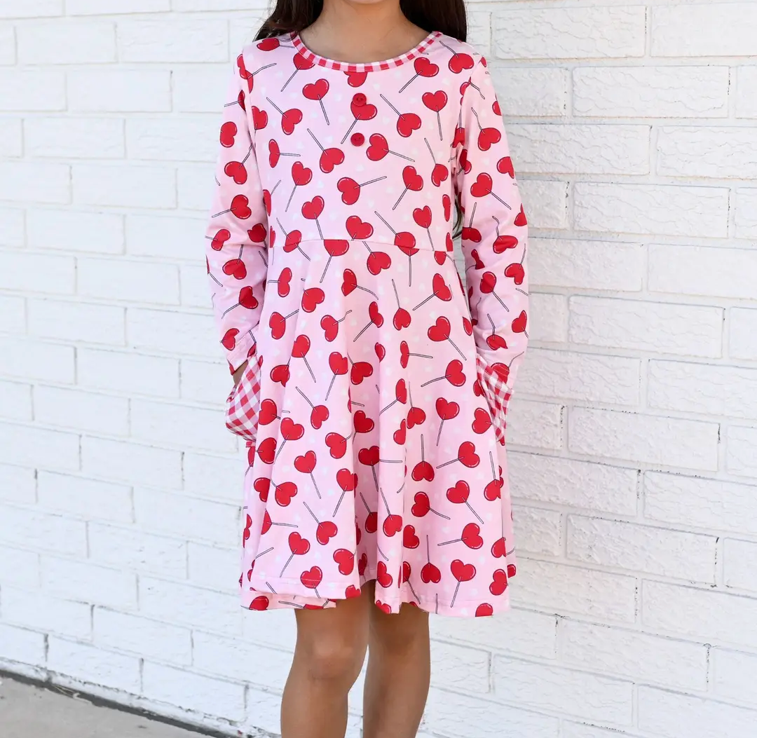 Lollipop Hearts Twirl Dress