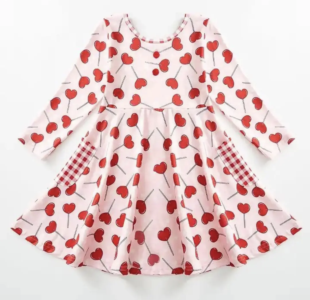 Lollipop Hearts Twirl Dress