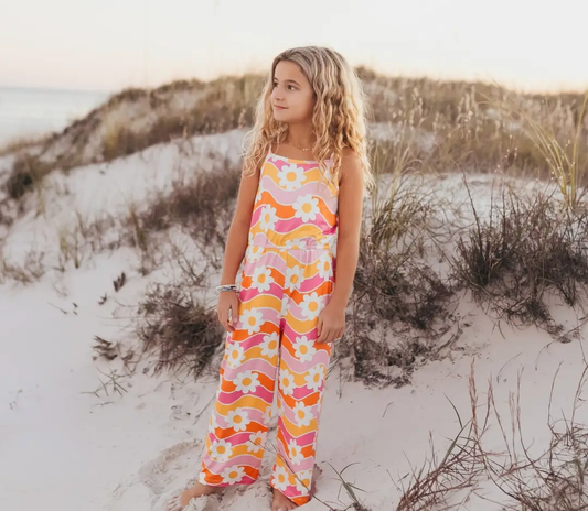 Retro Floral Jumpsuit