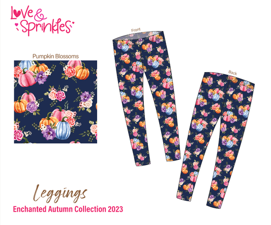 Love & Sprinkles Pumpkin Blossom Leggings