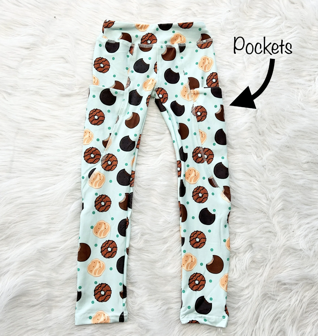 Girl Scout Cookie Pocket Leggings
