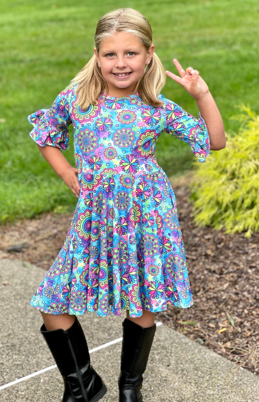 Retro Twirly Dress