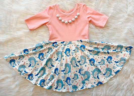 Narwhal Twirl Dress