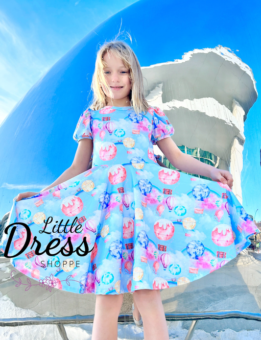 Hot Air Balloon Twirl Dress