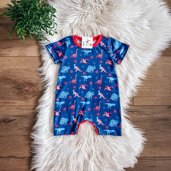 Americana Dino Onesie