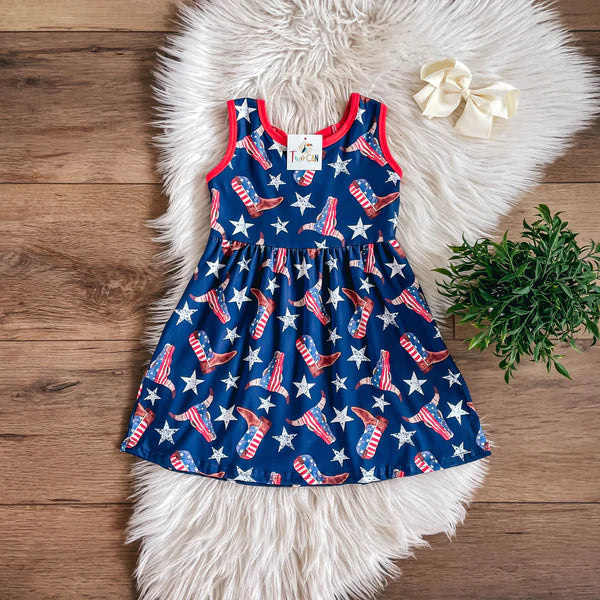 Western Americana Dress