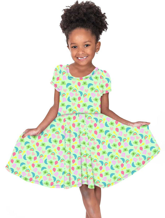 Lucky Charms Bamboo Twirl Dress