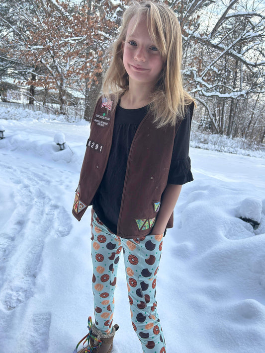 Girl Scout Cookie Pocket Leggings