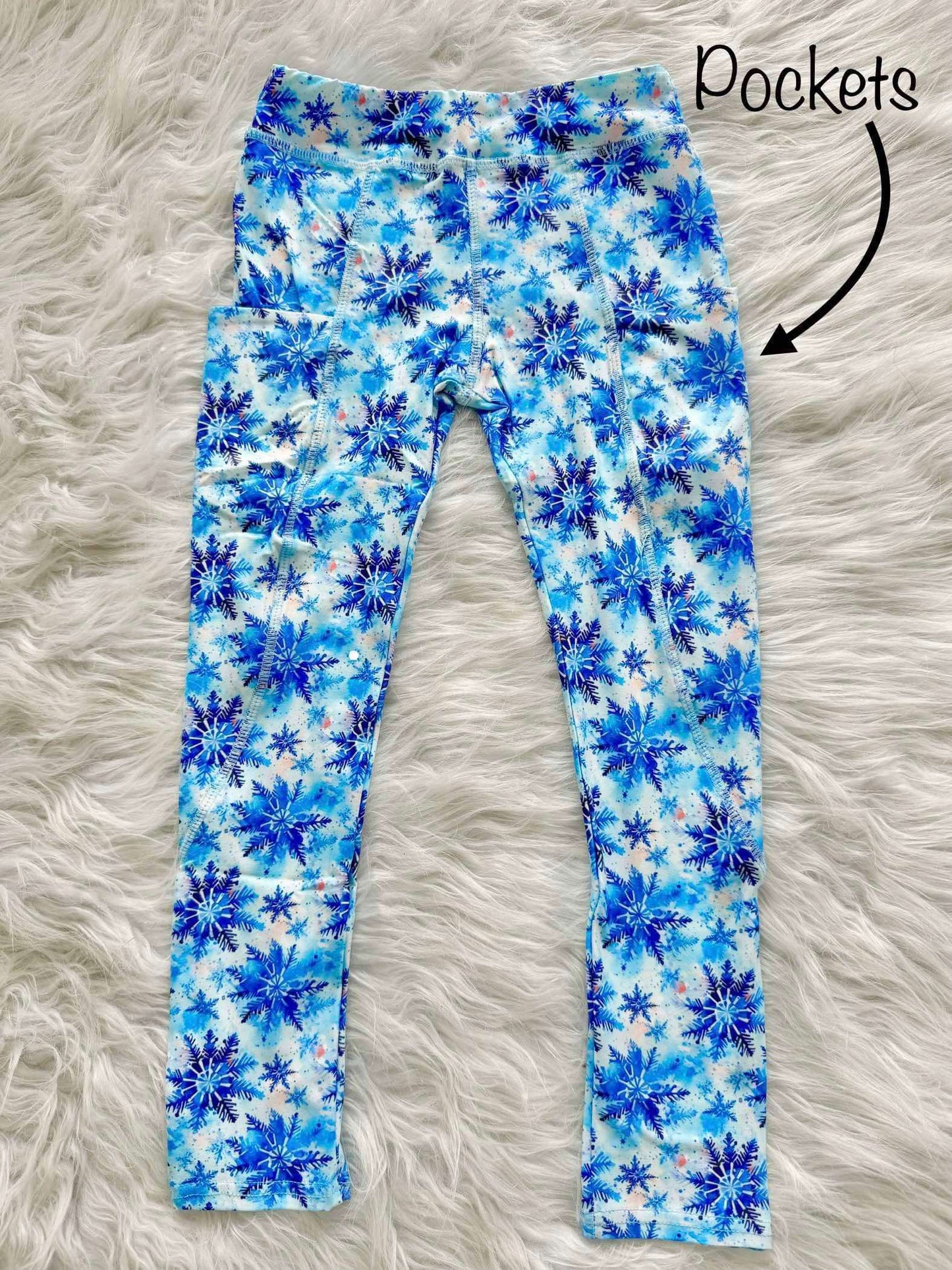 Icy Snowflake Pocket Legging