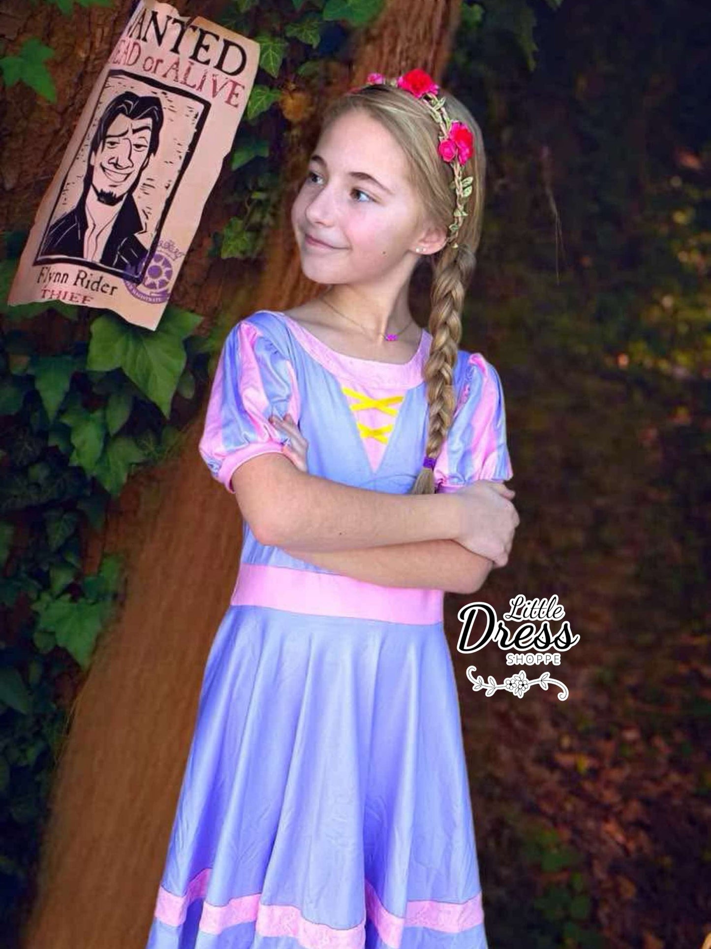 Tangled Princess Twirl Dress