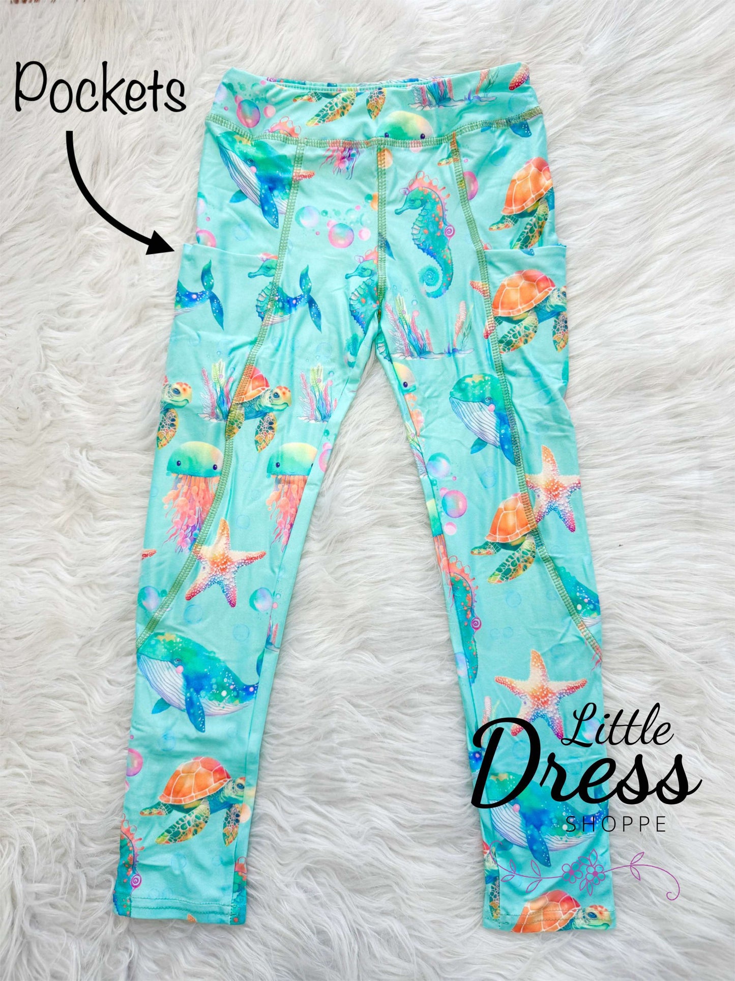 Sea Life Pocket Legging