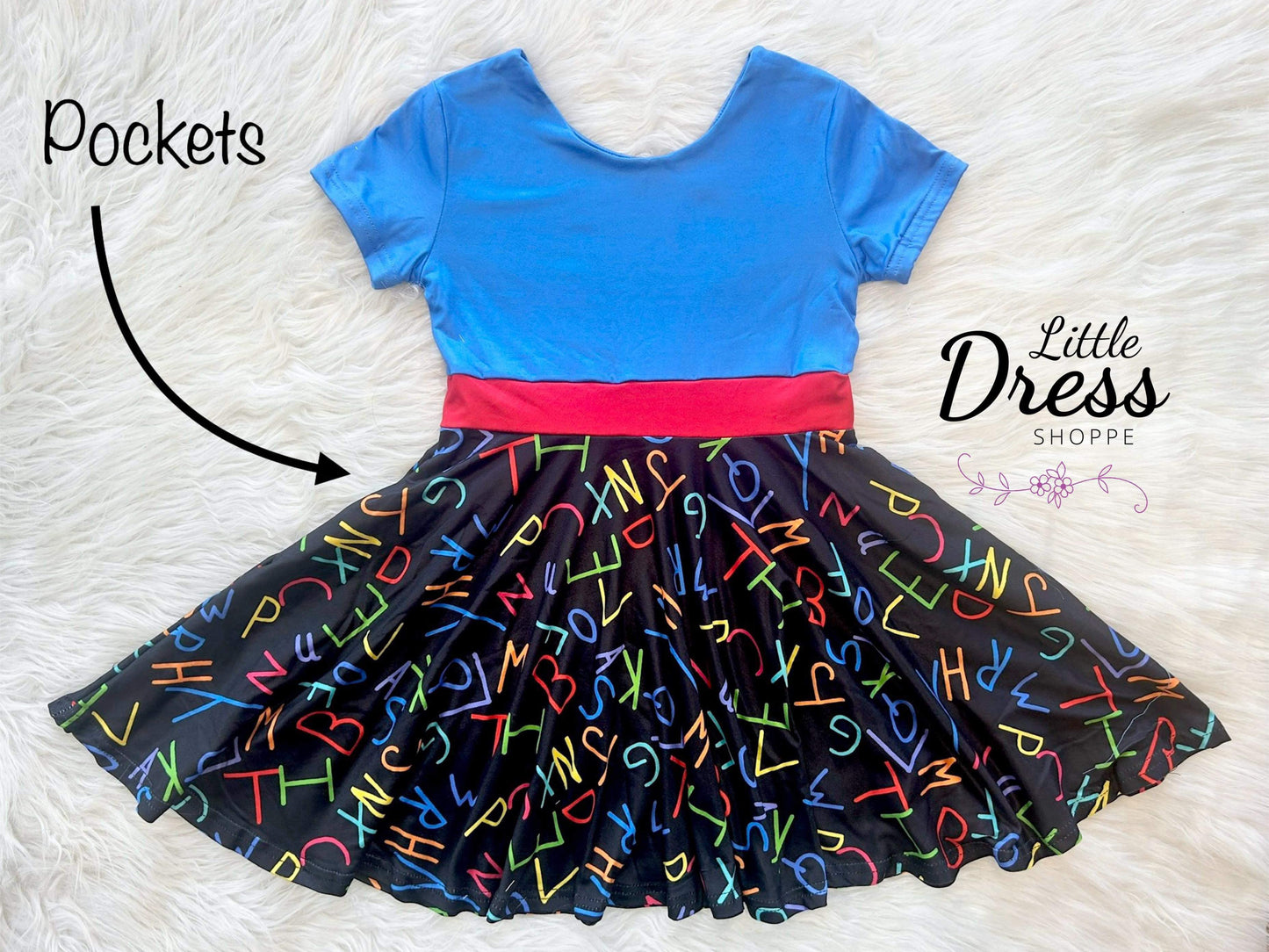 Alphabet Twirl Dress